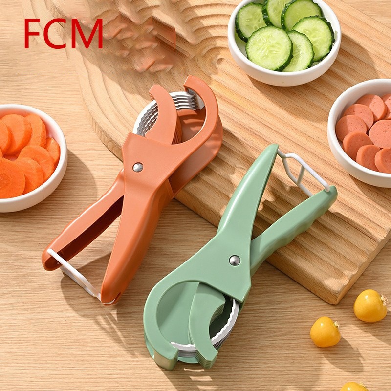 Salat-Gemüseschneider, Kunststoffschere, multifunktional, Zwiebelschneider - 1