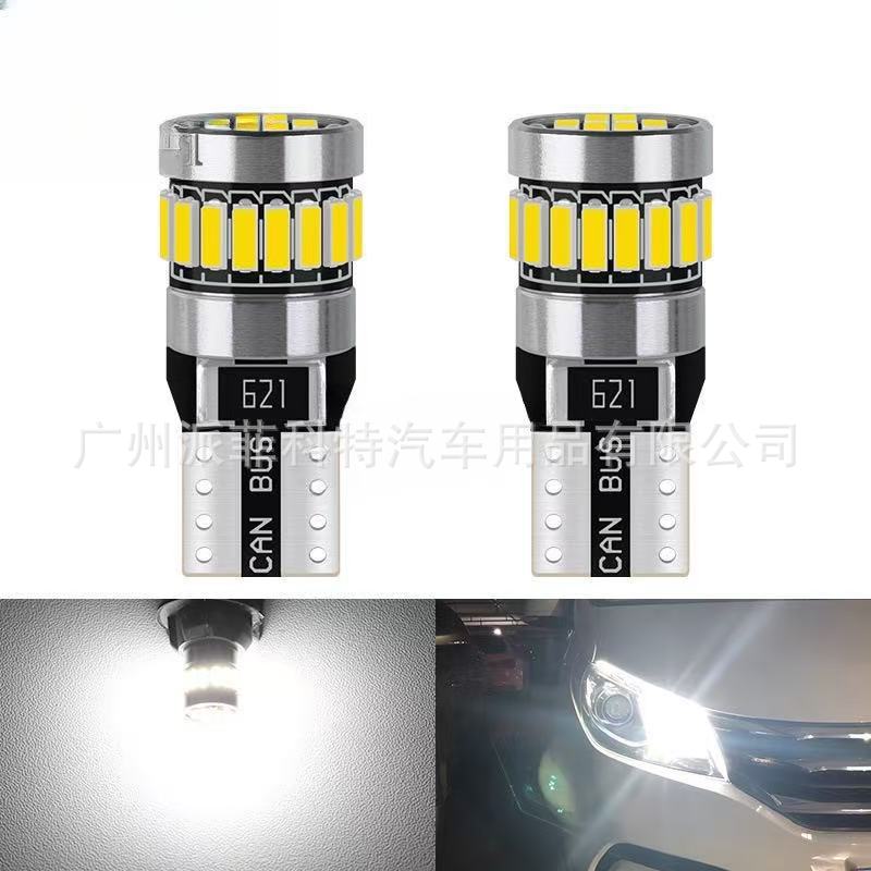 Car LED Width Marker Light T10 4014 24SMD W5W Canbus Interior License Plate Light