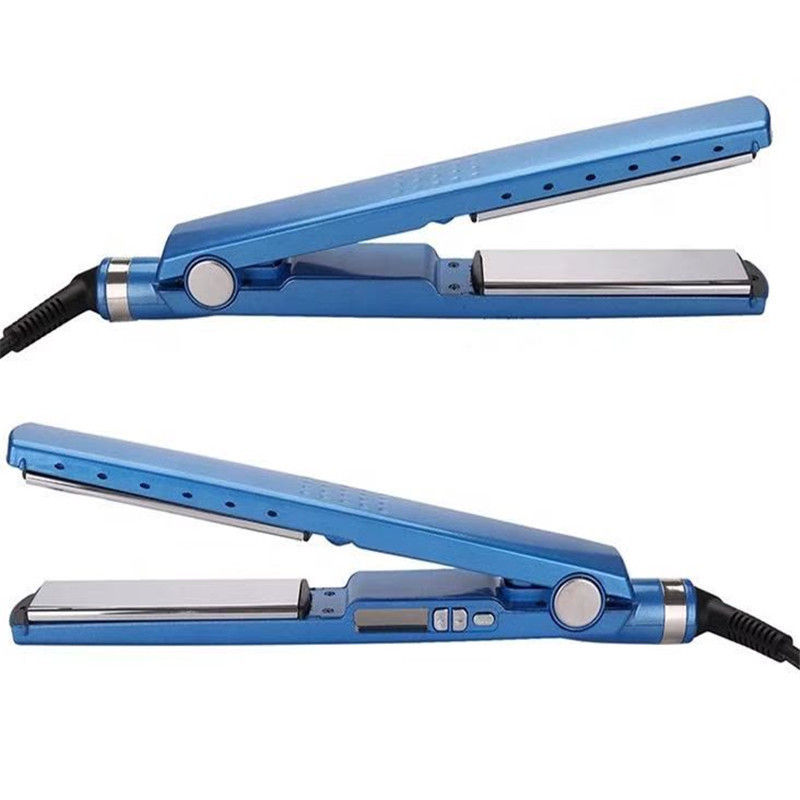 1/4 Ceramic Hair Curler and Straightener, Dual-Function, LED Display
