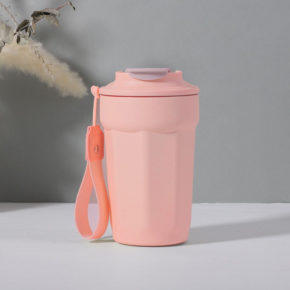 Intelligente Thermoskanne aus 304er Edelstahl mit Temperaturanzeige, elegante tragbare Kaffeetasse für Männer und Frauen, schlichte Ausführung, personalisierbar. - 10