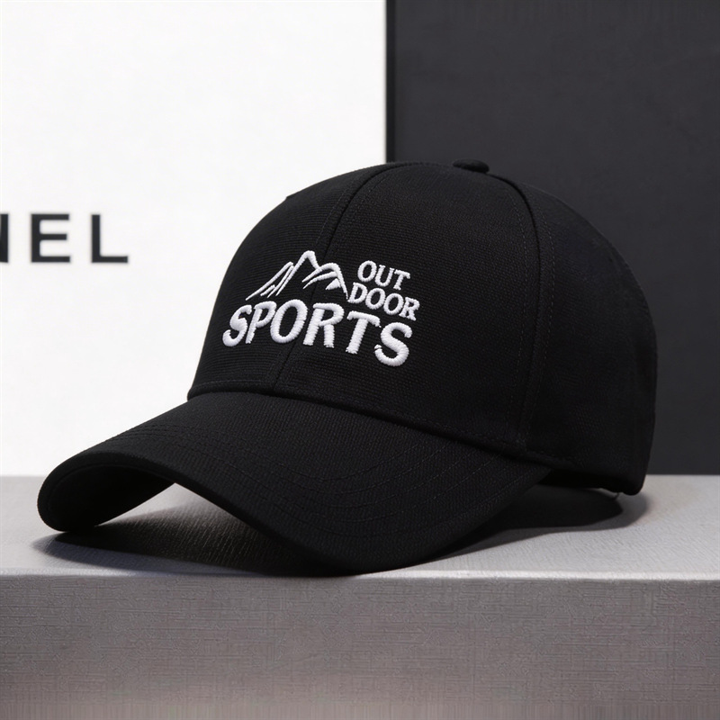 Baseballkappe mit harter Krempe, Outdoor-Sonnenschirmmütze für Herren, lässige modische vielseitige Baseballkappe, Damenvariante, neue Frühlings-Sommer-Kollektion, Entenschnabelmütze - 4