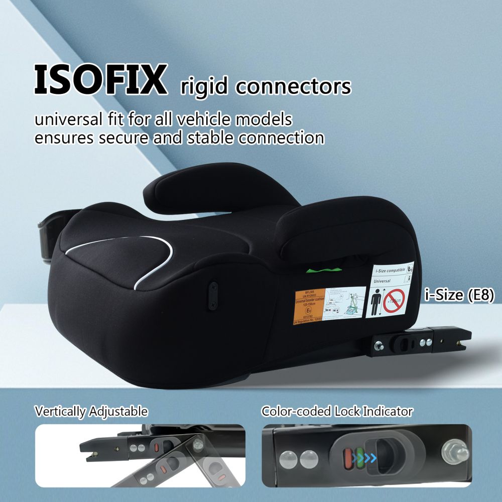 125~150 cm child safety seat booster cushion isofix portable simple car baby booster safety seat