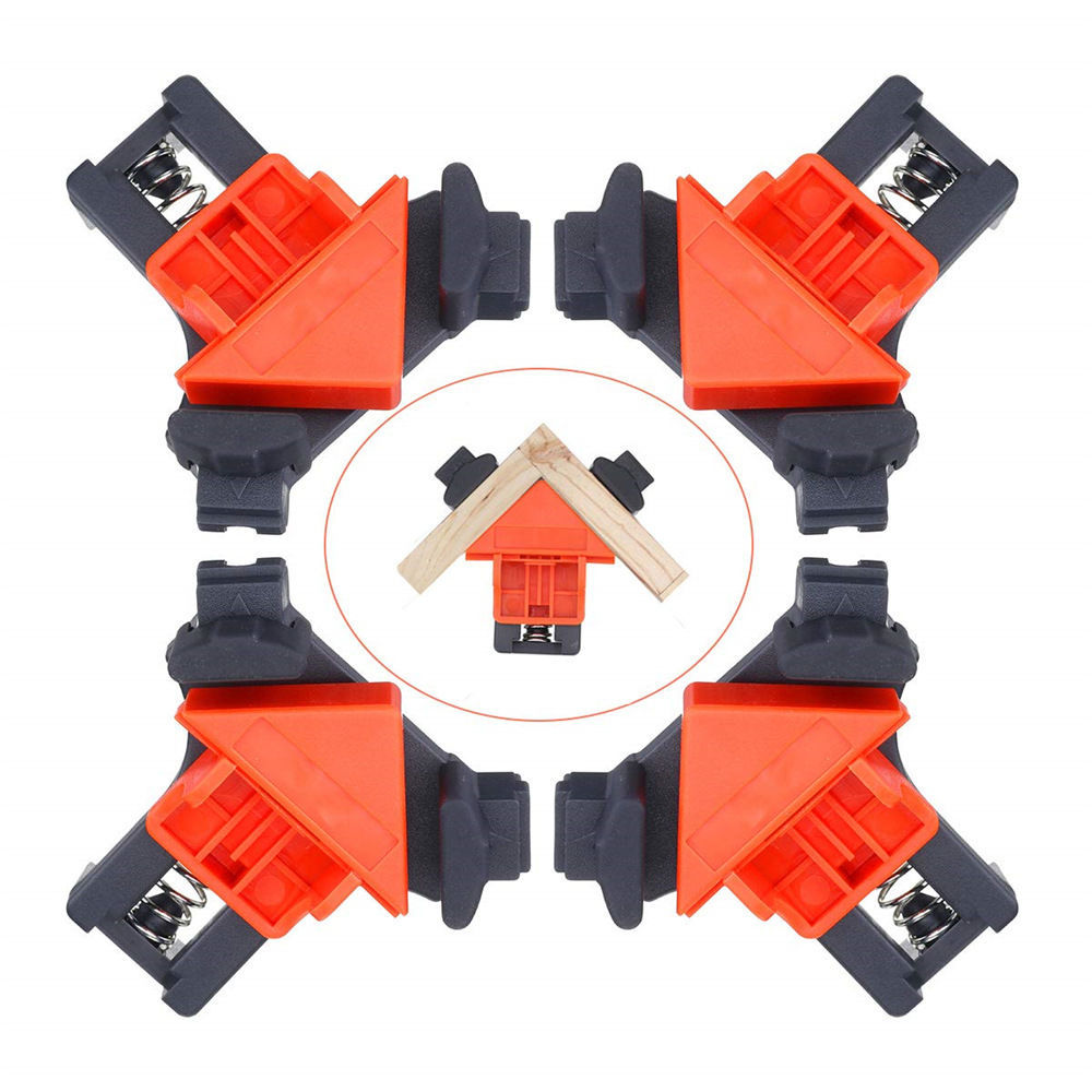 Plastic Right-Angle Woodworking Clamp for Quick Fixing