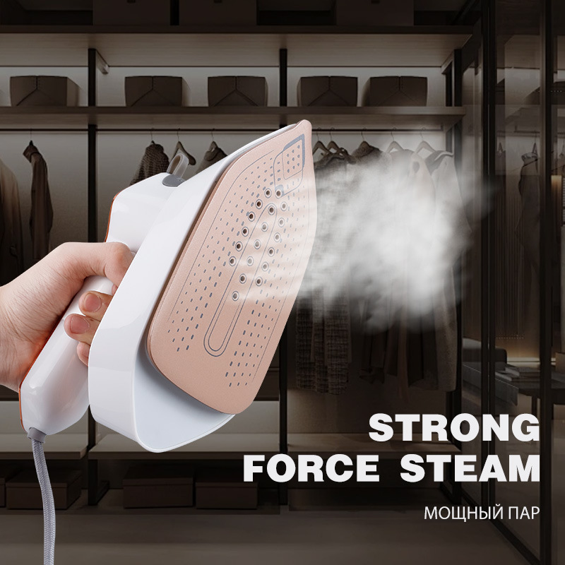 Mini Portable Steam Iron for Home and Travel, Rotating Head