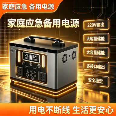 2000W Tragbares Stromaggregat 220V Notfall-Stromspeicher