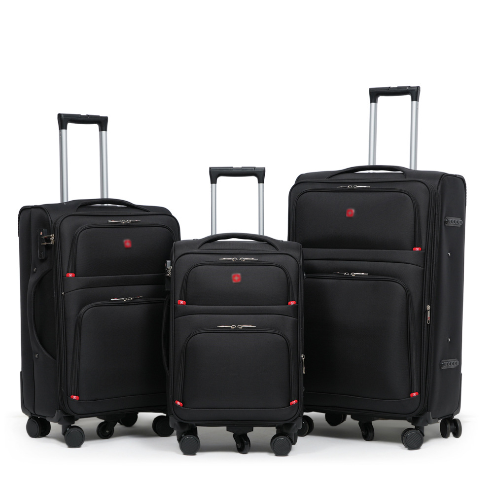 Oxford fabric luggage set silent universal wheels business travel suitcase large capacity student school rolling bag