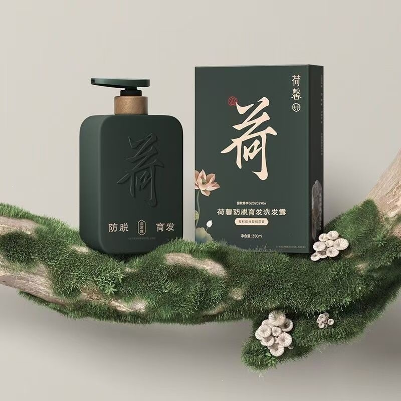荷馨防脱洗发水育发固发控油强根健发何首乌蓬松保湿去油洗发露 - 1