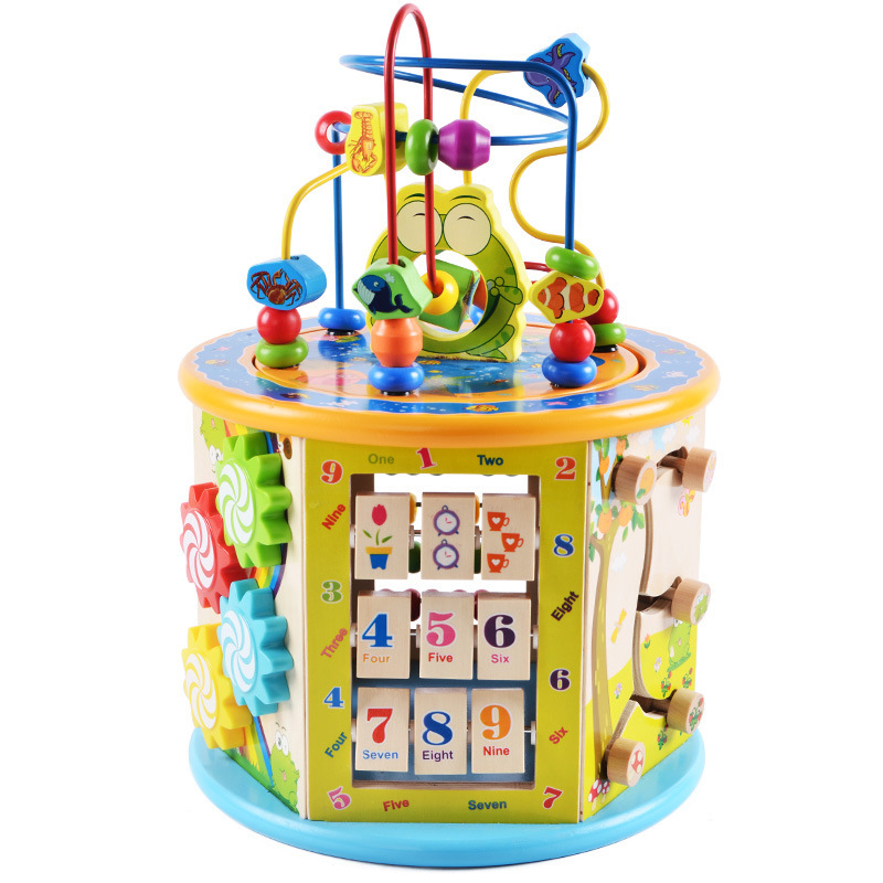 Multifunctional Bead Maze Early Education Toy, Ages 1-2