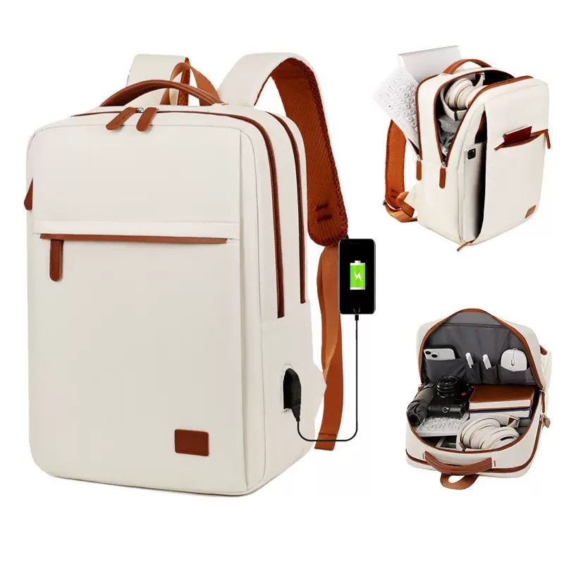 Geschäftsrucksack, einfacher großvolumiger Rucksack, hochdichter wasserdichter Rucksack, Herrenwickeltasche, Rucksack, Schulrucksack