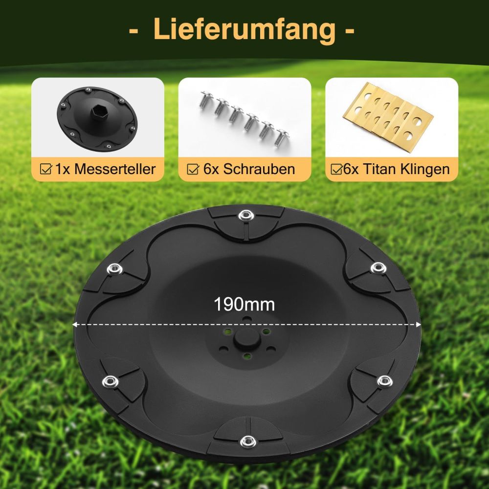 DREAME MOVA Robotic Lawn Mower Blade and Turntable