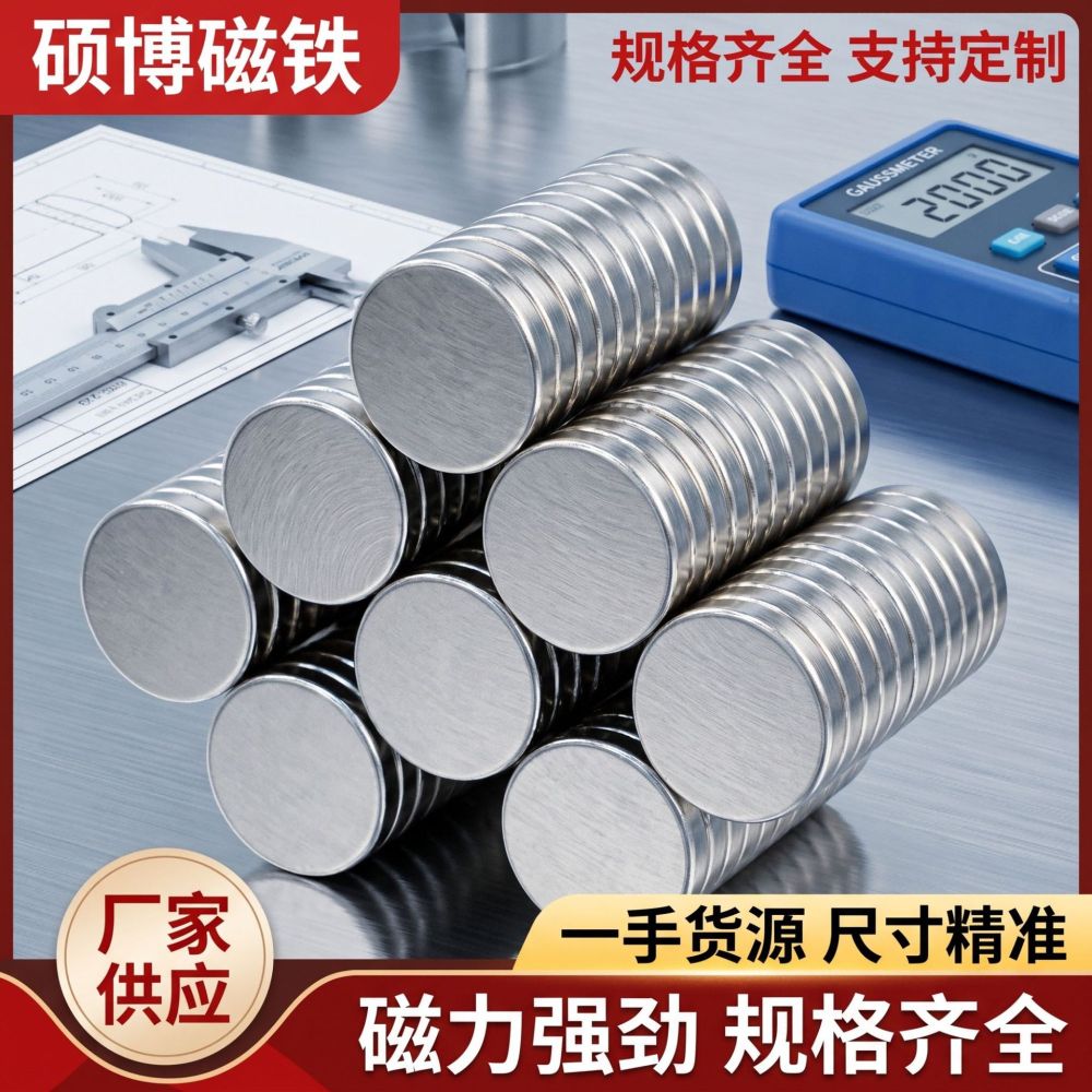 Strong Neodymium Magnets, Round Discs, N52