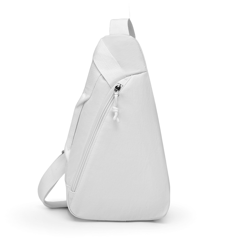 Chest bag, shoulder bag, shopping, travel, cycling, sports, solid color crossbody phone bag for women, daily use small bag, niche design. - 12