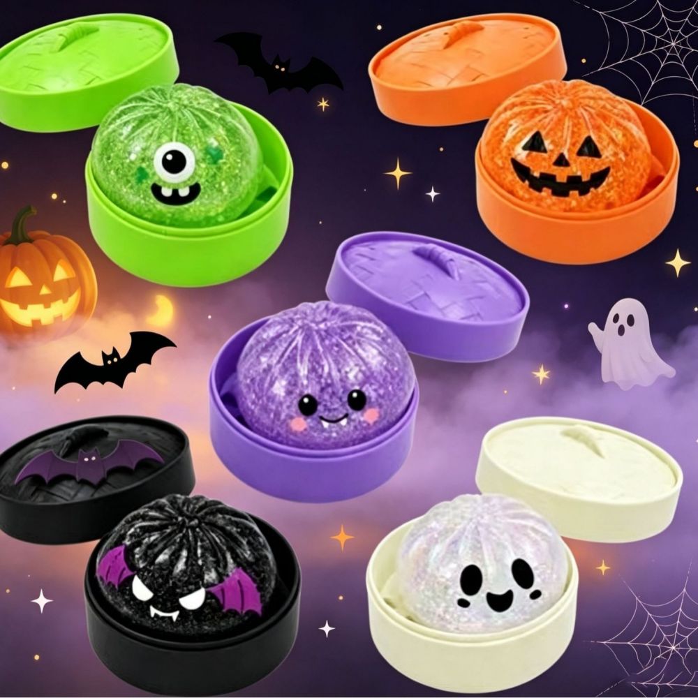Halloween-Kürbis-Brötchen Knautschspielzeug, weich, langsame Rückstellung