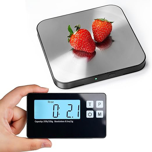 2024 New Split Design Digital Kitchen Scale 1g LCD Screen Split Cooking Digital Scale