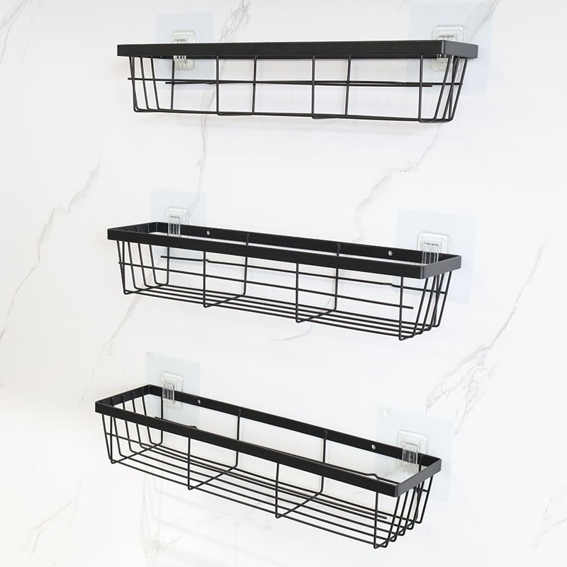 Cross-border kitchen cabinet door spice rack multifunctional no-drill wall-mounted spice rack ready for sale - 12