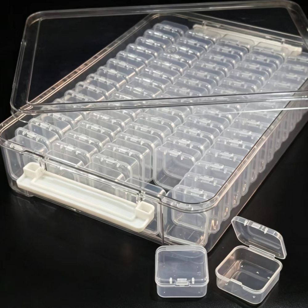 Boncuk Saklama Seti, 75 Küçük Kutu, DIY
