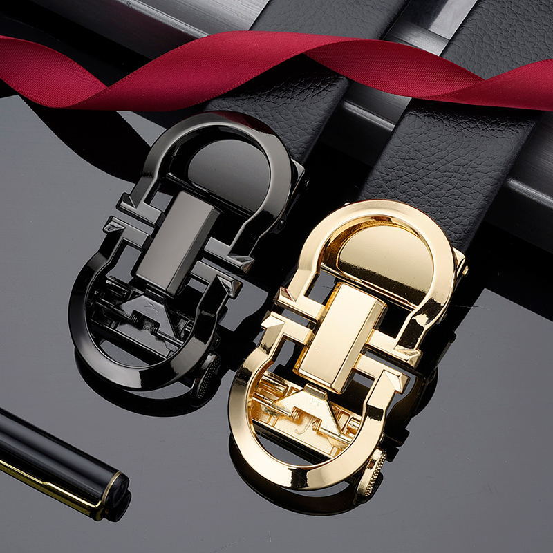 Men's Automatic Buckle Belt Korean Fashion Comfortable Youth and Middle-aged Waist Belt Business Casual Pants Belt Wholesale