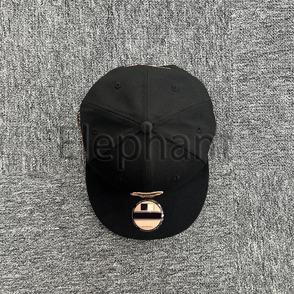 SynaOrchyWorld Hip-Hop Street Casual Baseball Cap Rose Gold Thread Embroidered Hat Rose Gold Embroidery