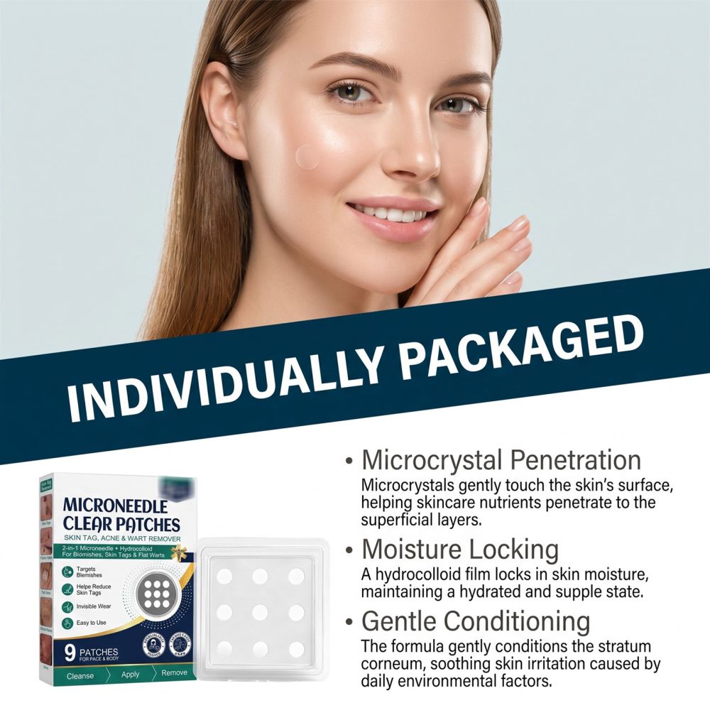 Thin Invisible Pimple Patch, Skin-Friendly Facial Care Patch