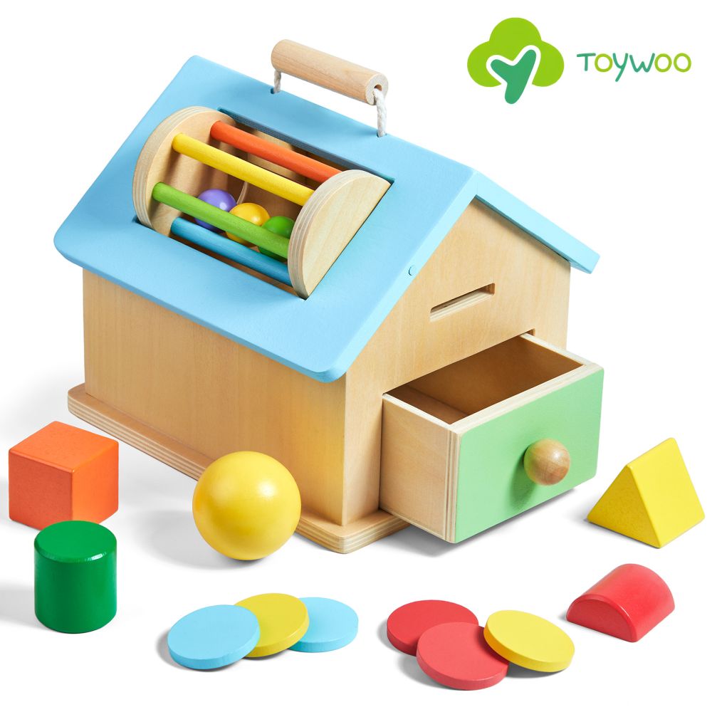 Ahşap Montessori Zeka Kutusu Ball Oyuncağı
