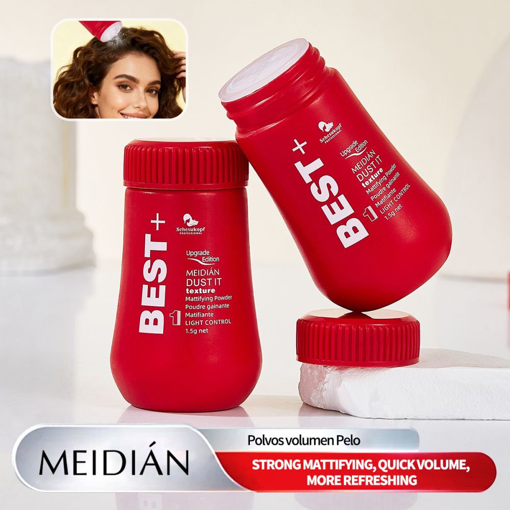 Cross-border Exclusive Meidian Oil Head Fluffy Magic Volumizing Hair Powder, Hair Volume Powder for Oil Control, Fluffy Bangs Dry Shampoo Powder, Oil-Absorbing Hair Setting Powder - 1