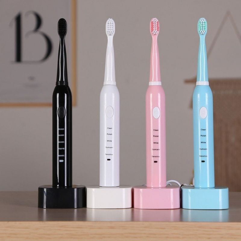 Soft-Bristle Electric Toothbrush, Rechargeable, Waterproof, Portable - 1