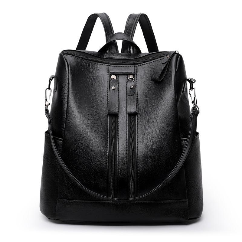 Women's backpack 2026, soft leather, trendy style