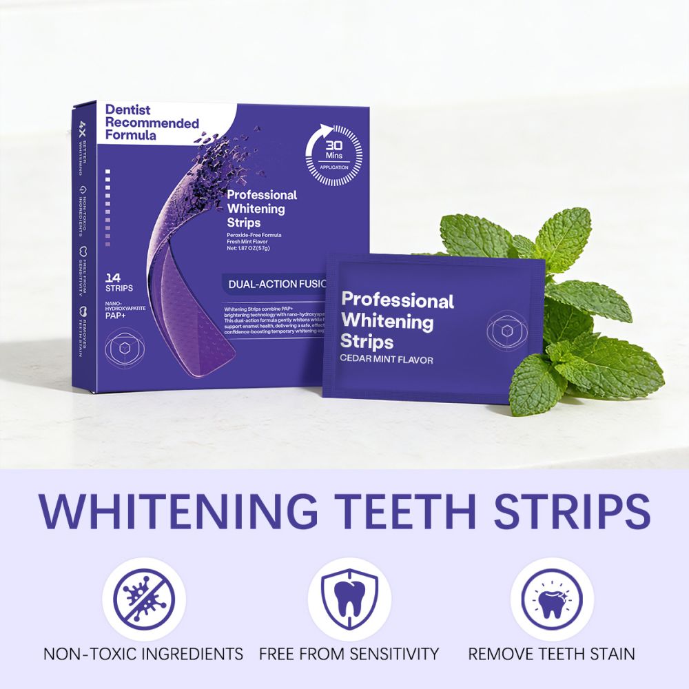 Disposable Teeth Whitening Strips, Yellow Stain Removal, Quick Results
