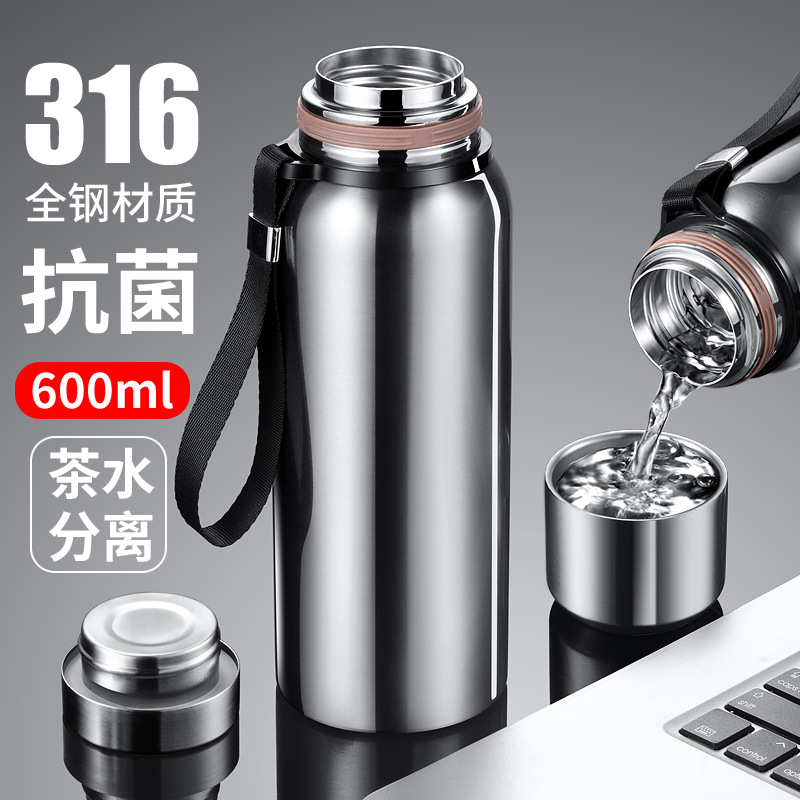316 Stainless Steel Portable Insulated Thermos Cup for Outdoor Travel