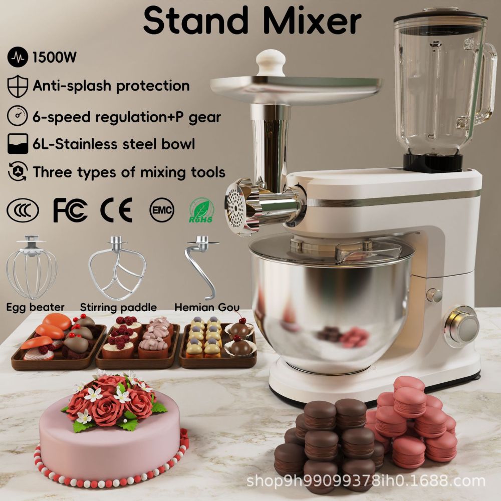 Multifunctional kitchen machine 5L-10L, kneading and juicer - 1