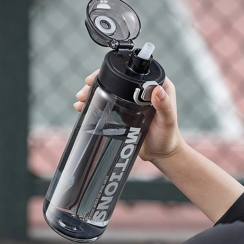 Fuxing Student Water Cup Shatterproof Leak-Proof Straw Cup Unisex Outdoor Sports Water Bottle Portable Travel Cup Space Cup - 2