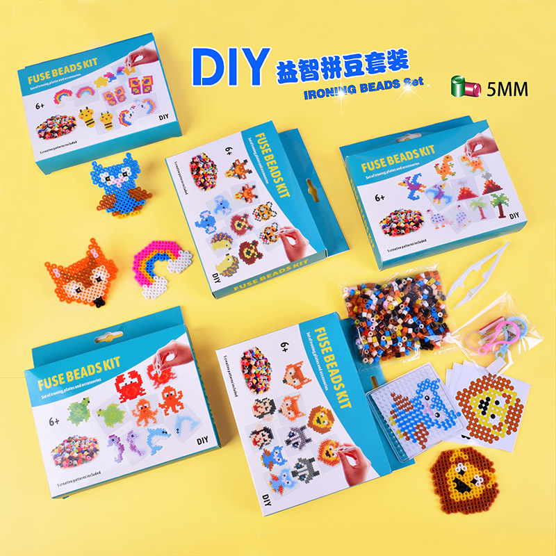 DIY educational fuse bead set, animal series 5 mm beads