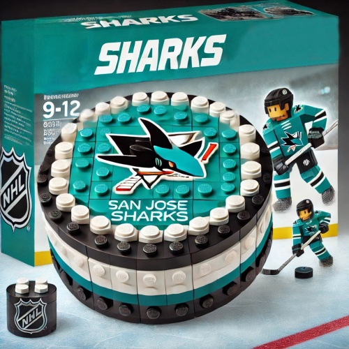 Ice Hockey Series Building Block Toy Model, Lego Compatible Assembly Set