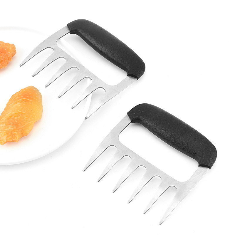 Edelstahl-Fleischkralle, Barbecue-Fleischlockerer und Fleischreißer - 1