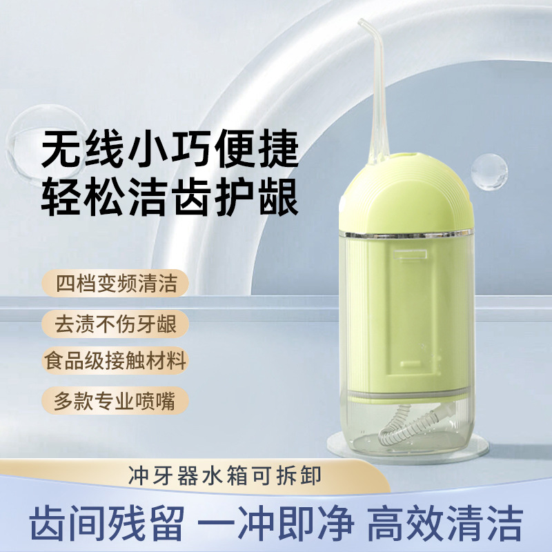 Portable Electric Water Flosser with High-Frequency Pulse Jet