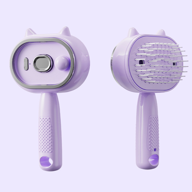 Electric Spray Airbag Comb for Women, Scalp Massage Comb, Essential Oil Atomizing Smoothing and Volumizing Hair Comb, Portable Hair Care