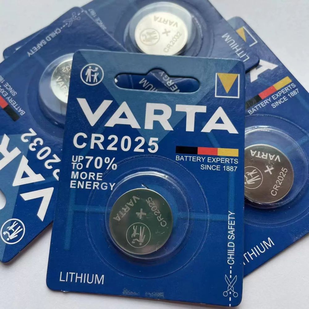 Imported German VARTA Button Cell Batteries, High Capacity CR2032, CR2025, CR1620, Exclusively Supplied Worldwide