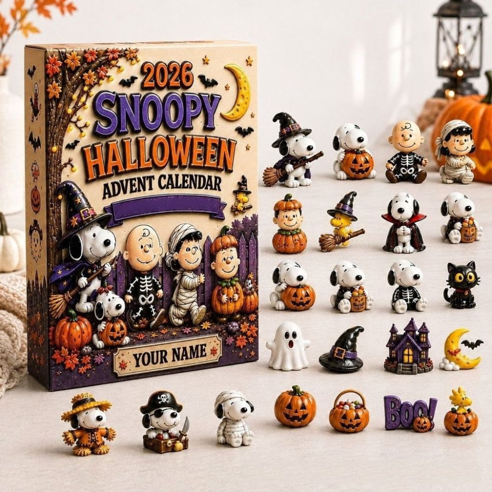 2026 Halloween-Adventskalender mit niedlicher Welpen-Blindbox