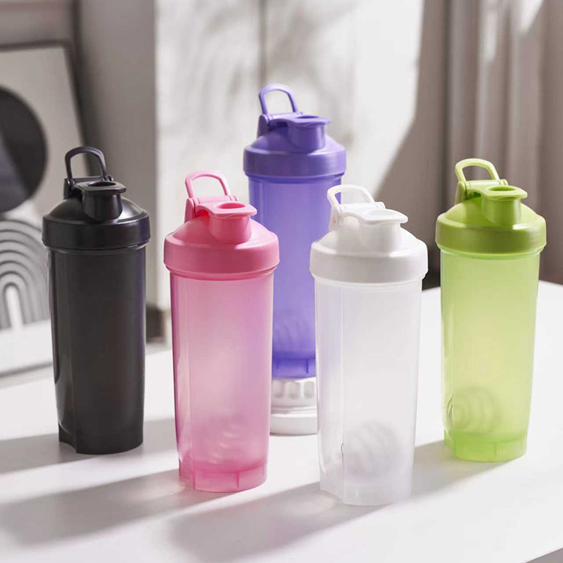 700ml Proteinshaker mit Griff, tragbare Sport-Wasserflasche - 1