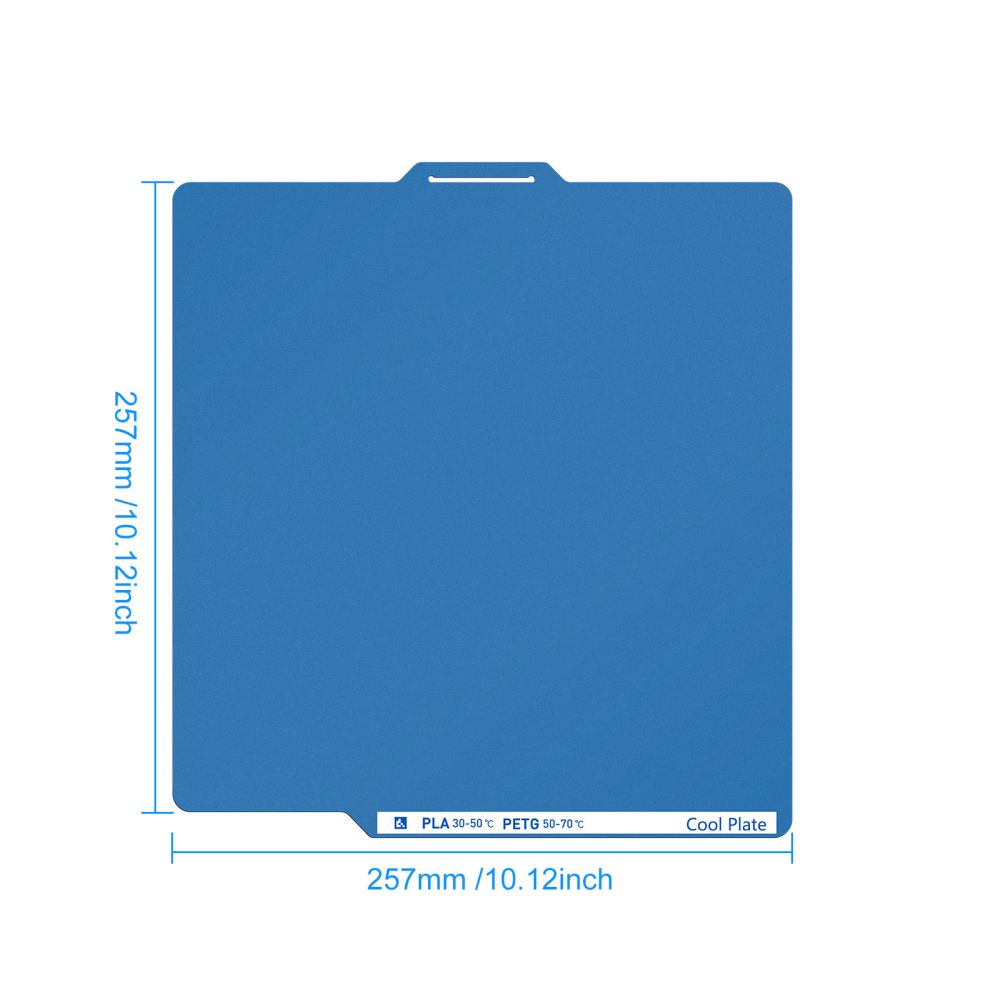 Dual-Sided PEI Print Plate for Bambu P1P/P1S/X1/X2D/A2L/H2C/A1 Mini