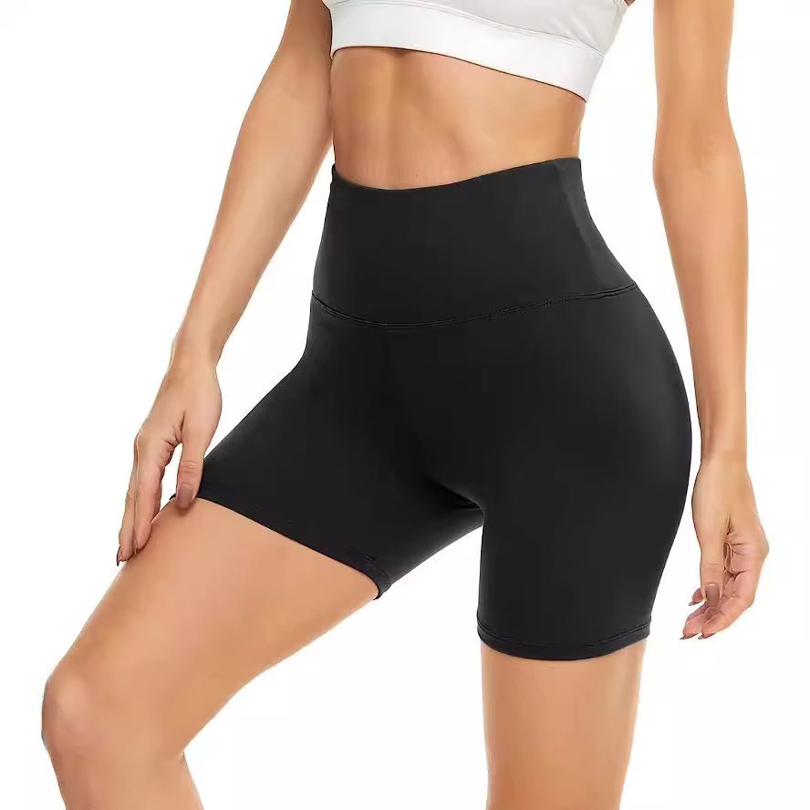 Women's High-Waisted Three-Quarter Yoga Fitness Pants with Sculpting Peach Butt Fit