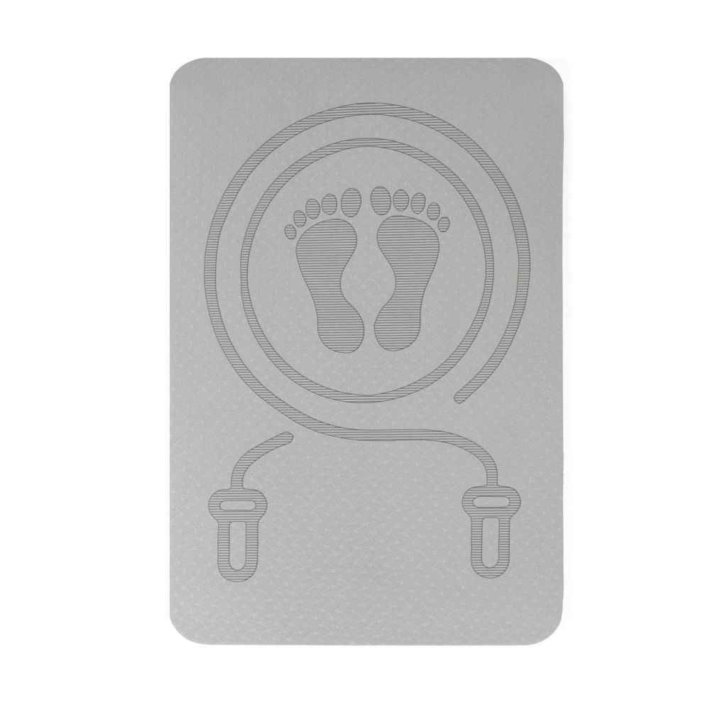 Sessiz Atlama İpi TPE Kaymaz Halı Kare İç Mekan Ev Fitness Kalın Ev Yoga Paspası Toptan - 8