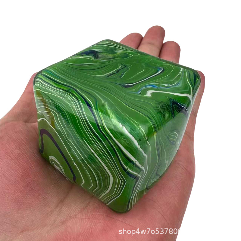 Cross-border Needoh Style Marble Ice Cube Stress Relief Fidget Toy Cube Block Maltose Squeeze Factory - 11