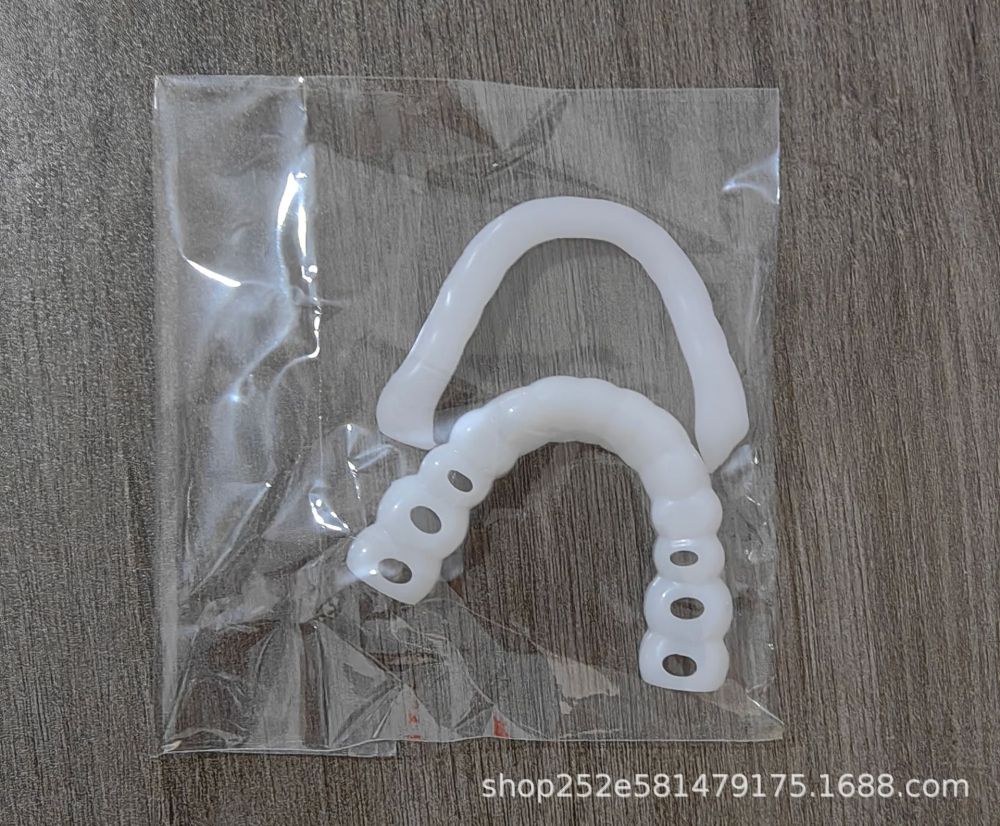 Snap-On Smile Silicone Simulated Teeth Cover, Upper and Lower, Boxed - 7