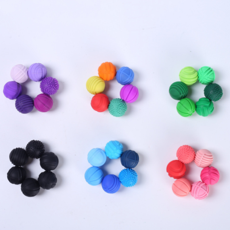 Cross-border Bestseller Silicone Magnetic Balls Sensory Toys Novel Stress-Relief Sensory Toys Silicone Magnetic Balls