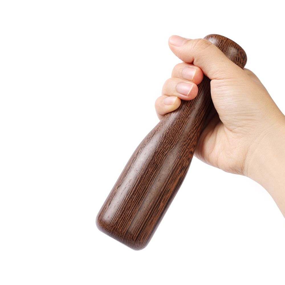 Hühnerflügel Holz Knoblauchpresse traditioneller Knoblauchzerkleinerer Haus Knoblauchstößel Knoblauchstößer Mörser Nussknacker - 1