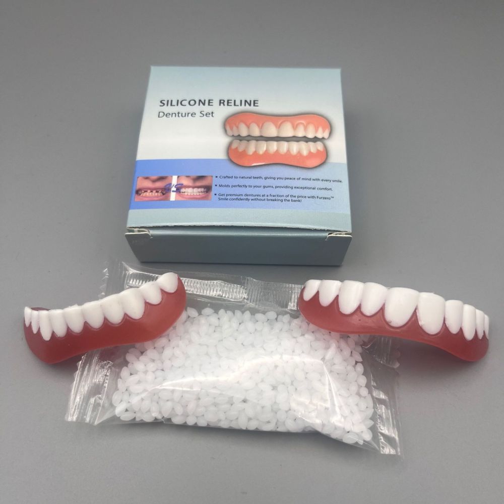 Dental Beauty Prosthetic Modification Set with Upper and Lower Artificial Prostheses, 10g