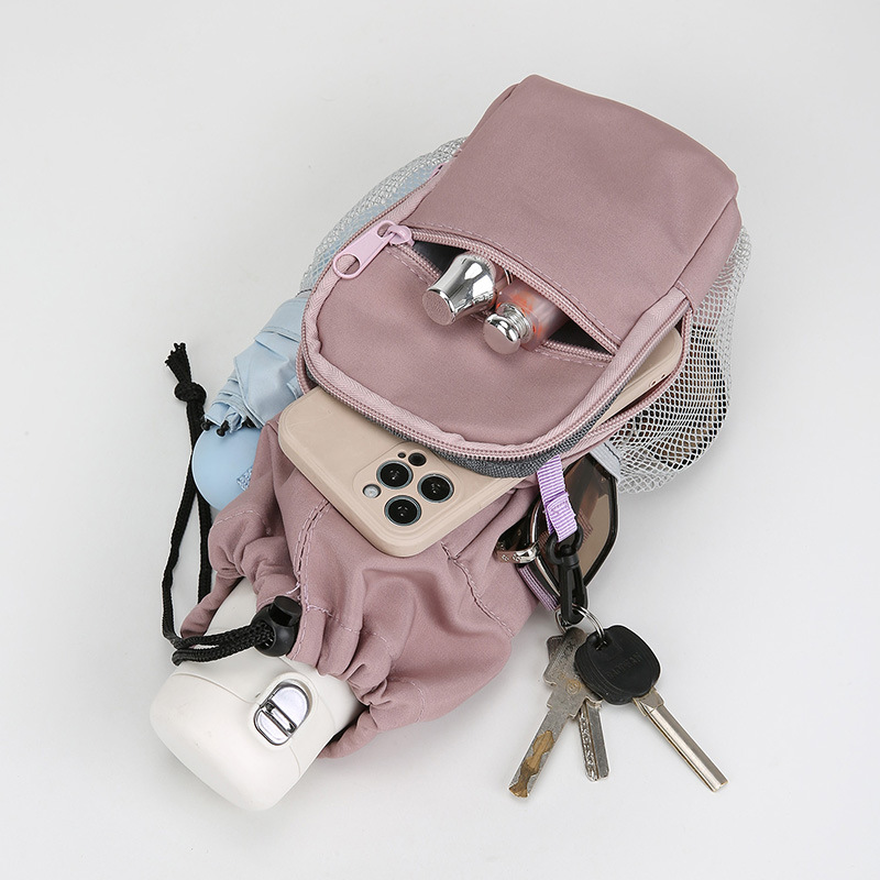 Cross-body or Hand-held Water Cup Bag, Large-capacity Insulated Cup Sleeve, Outdoor Cycling Portable Phone Storage Bag - 5