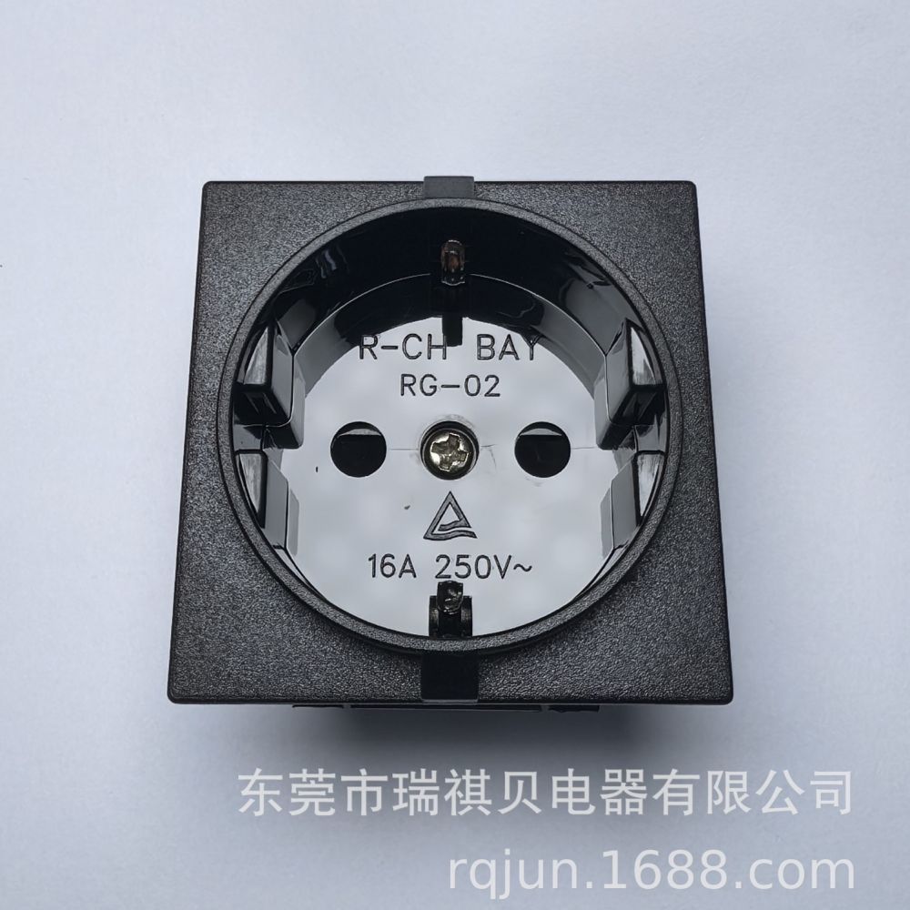 European Socket RG-02, German Socket E-08 and D-01 Power Socket - 1