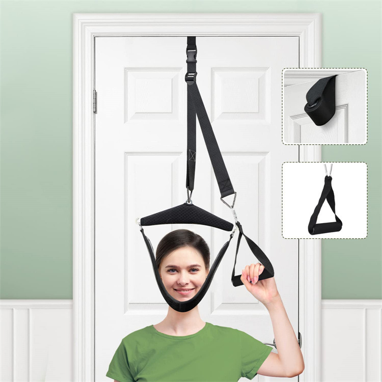 Neck Traction Belt, Cervical Spine Decompression and Stretching Device